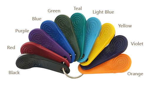 iButtons come in 10 colors.