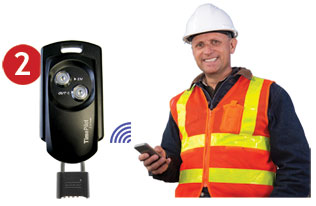 When it's time for payroll, use your smartphone to collect the data via Bluetooth When it's time for payroll, use your smartphone to collect the data via Bluetooth